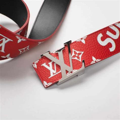 louis vuitton x supreme belt real vs fake|genuine louis vuitton belt.